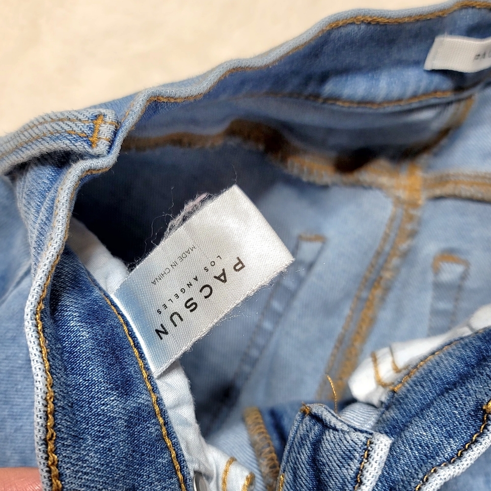 PacSun light blue super high rise jegging - Picture 6 of 11